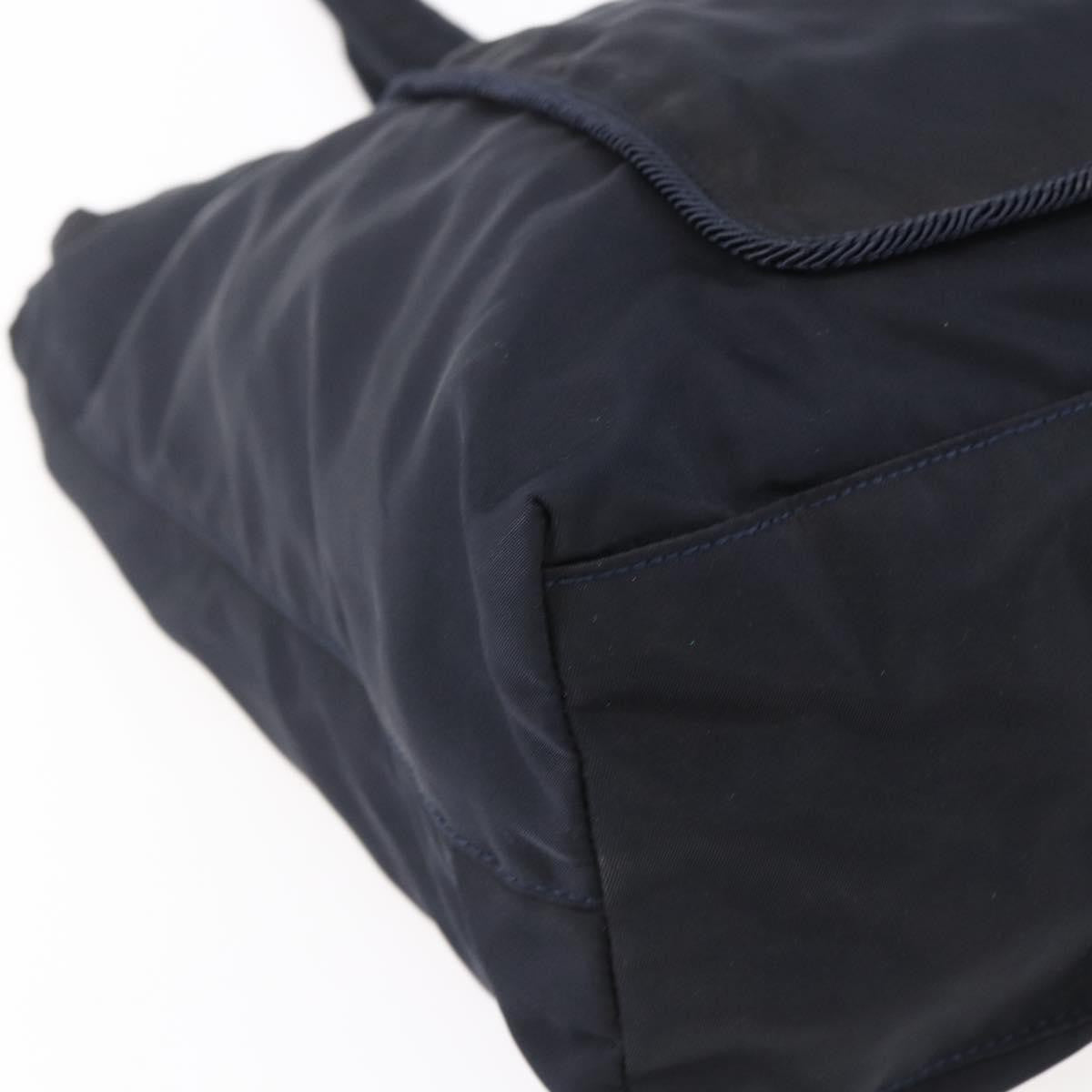 Prada Front Pocket Zip Tote Tessuto Black Nylon Tote Bag Bag (Pre-Owned)