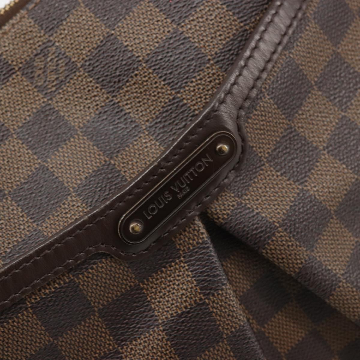 Louis Vuitton Bloomsbury Handbag Damier Brown Canvas Handbag (Pre-Owned)