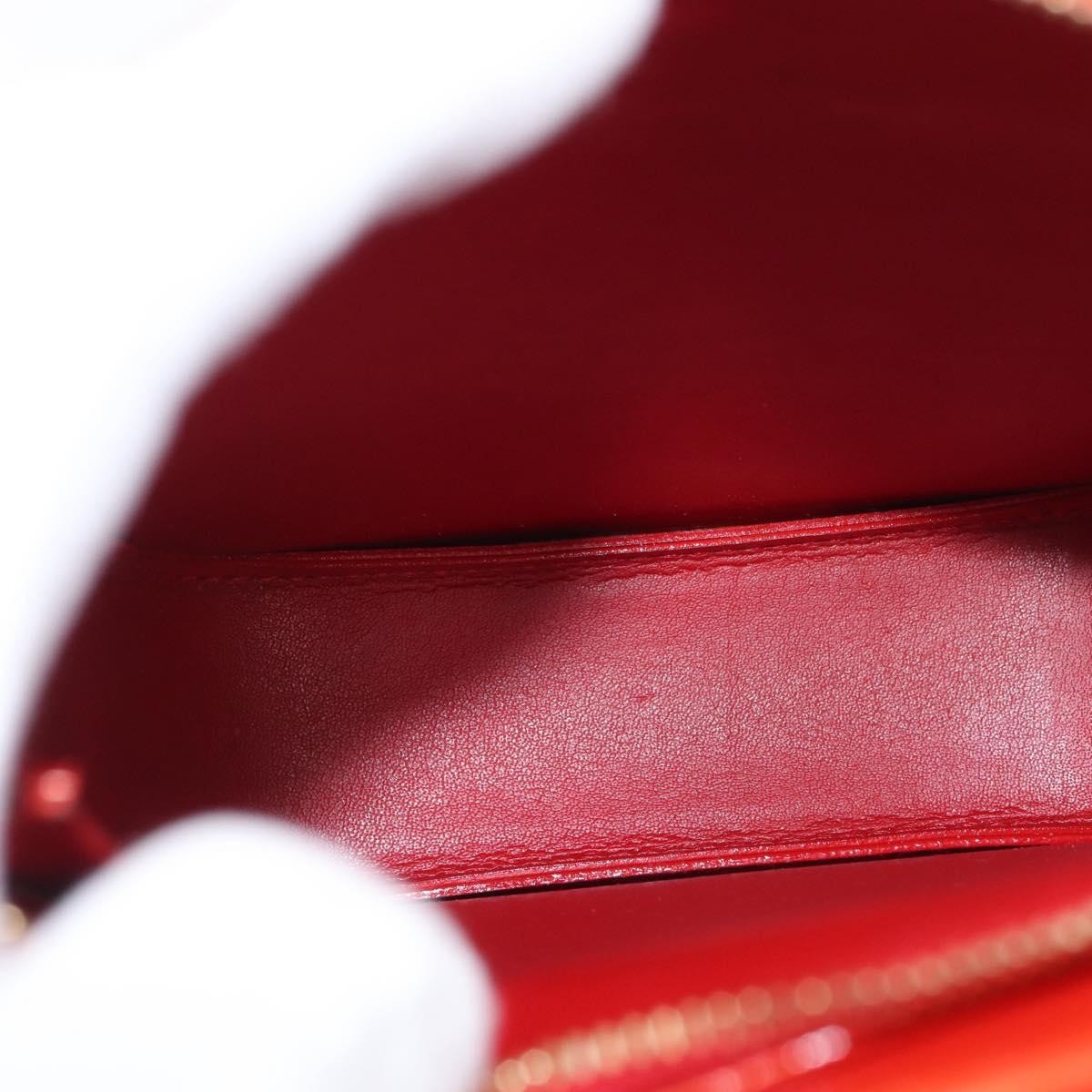 Louis Vuitton Mott Handbag Monogram Vernis Red Patent_Leather Clutche & Pouche Bag (Pre-Owned)