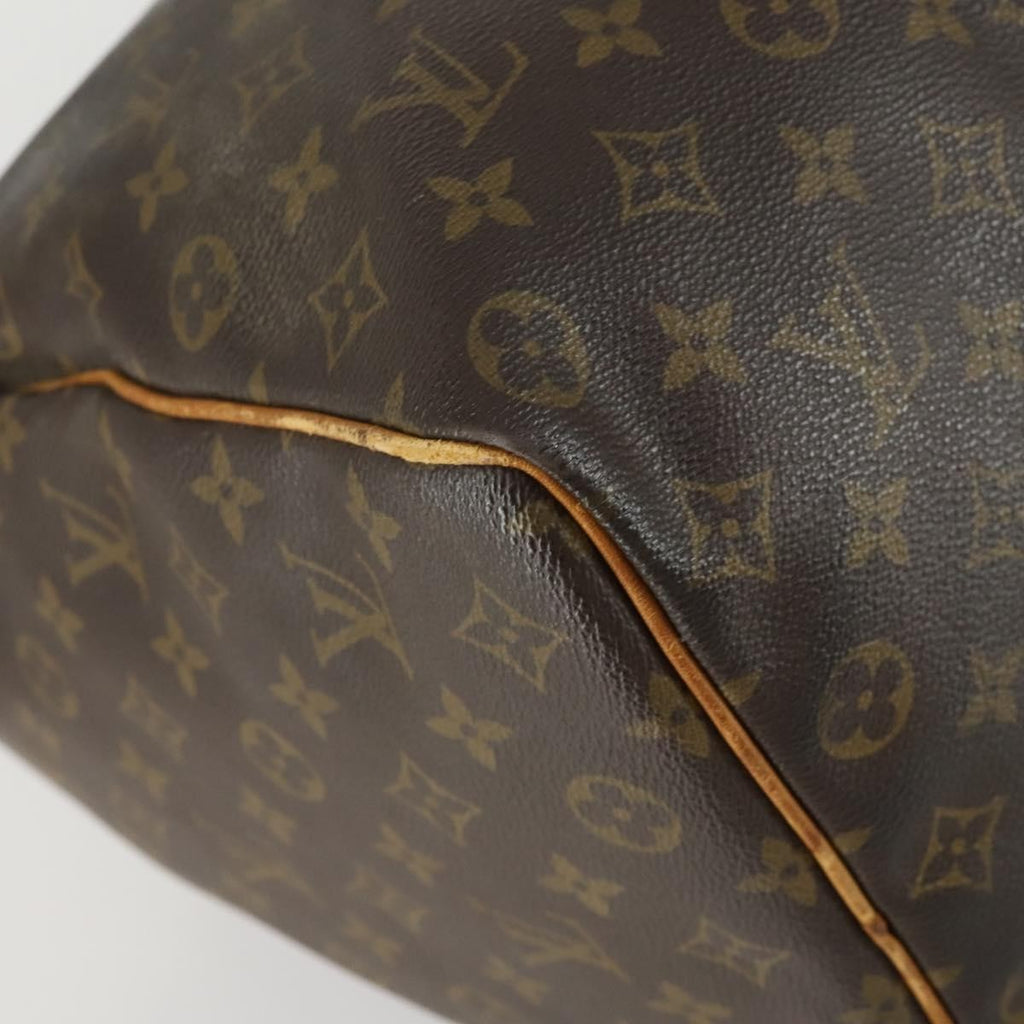 Louis Vuitton Keepall Bag Monogram Canvas Brown Canvas Travel Bag Bag (Pre-Owned)