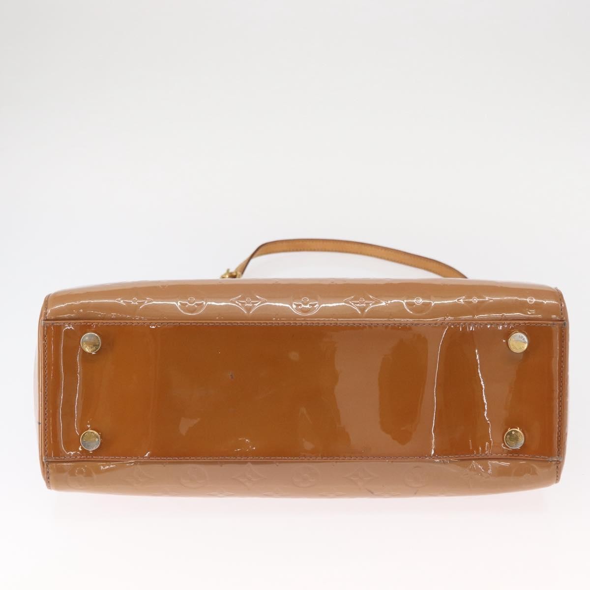 Louis Vuitton Brea Handbag Monogram Vernis Brown Patent_Leather Handbag (Pre-Owned)