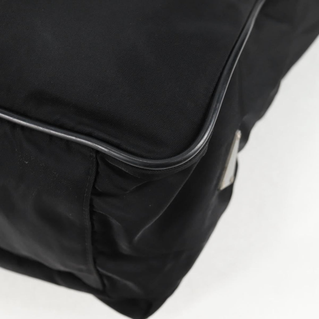 Prada Vintage Shoulder Bag Tessuto Black Nylon Shoulder Bag Bag (Pre-Owned)