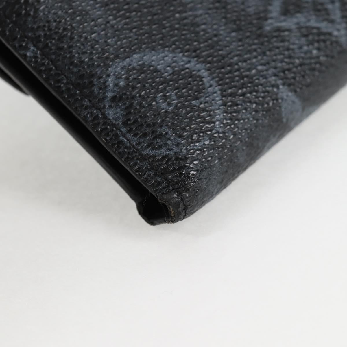 Louis Vuitton Cross Card Holder Limited Edition Monogram Pastel Noir Black Canvas Clutche & Pouche Bag (Pre-Owned)