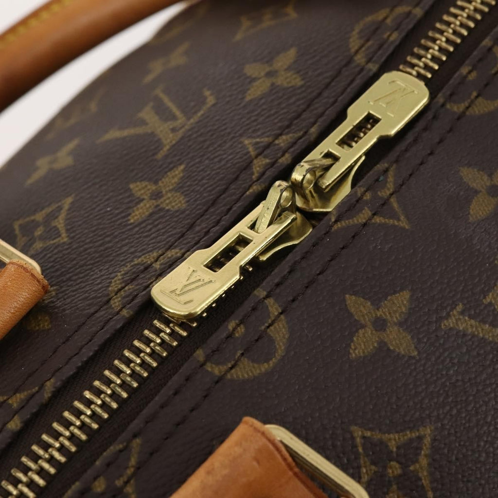 Louis Vuitton Keepall Bag Monogram Canvas Brown Canvas Travel Bag Bag (Pre-Owned)