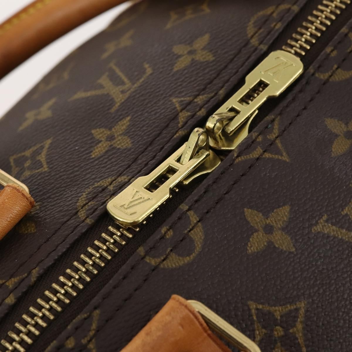 Louis Vuitton Keepall Bag Monogram Canvas Brown Canvas Travel Bag Bag (Pre-Owned)