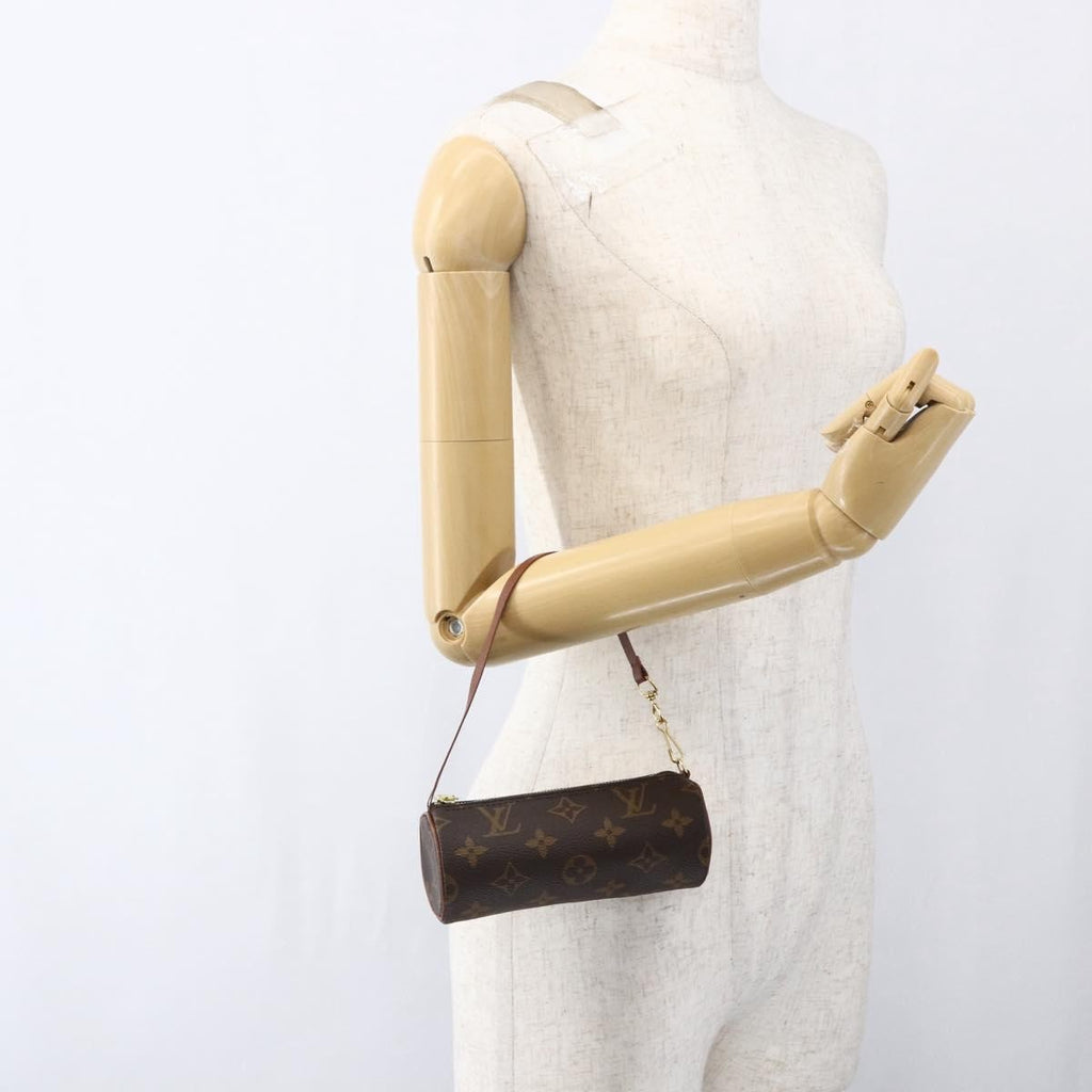 Louis Vuitton Papillon Pochette Monogram Canvas Brown Canvas Clutche & Pouche Bag (Pre-Owned)