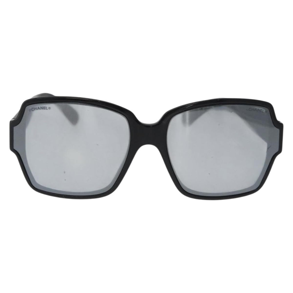 Chanel Logo Cc Sunglasses Plastic Black Plastic Sunglasse Accessory (Pre-Owned)