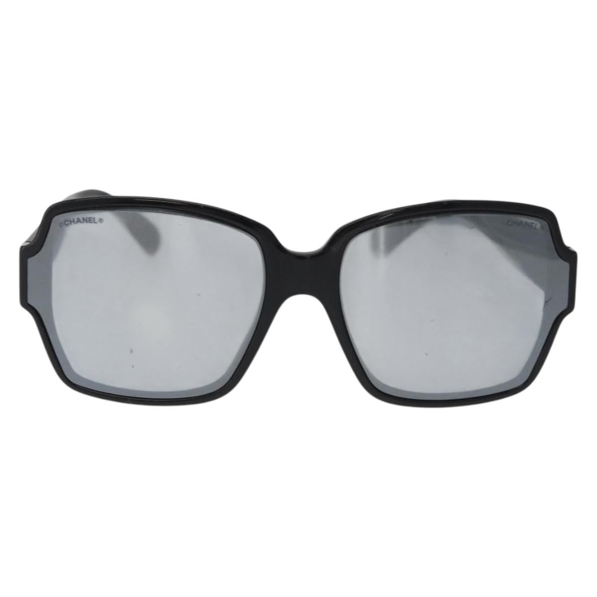 Chanel Logo Cc Sunglasses Plastic Black Plastic Sunglasse Accessory (Pre-Owned)