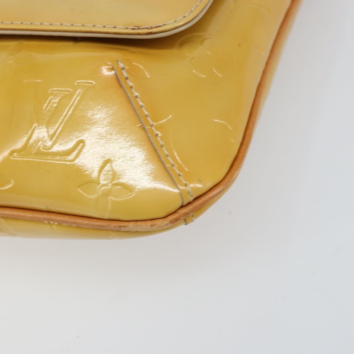Louis Vuitton Thompson Street Handbag Monogram Vernis Beige Patent_Leather Shoulder Bag Bag (Pre-Owned)