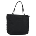 Prada Vintage Tote Tessuto Black Nylon Tote Bag Bag (Pre-Owned)