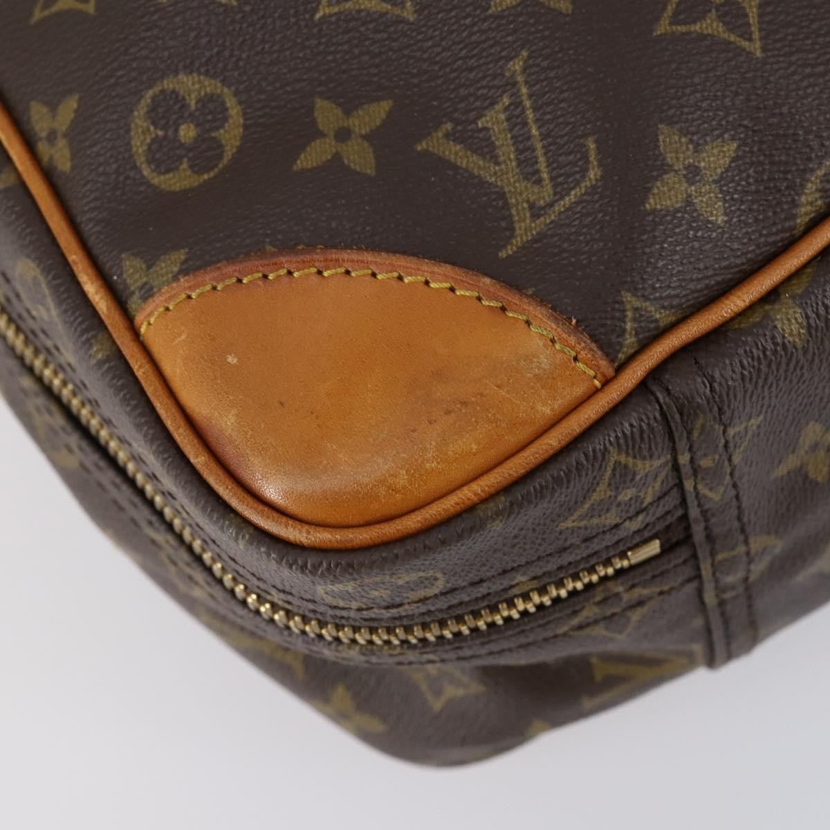 Louis Vuitton Sirius Handbag Monogram Canvas Brown Canvas Travel Bag Bag (Pre-Owned)