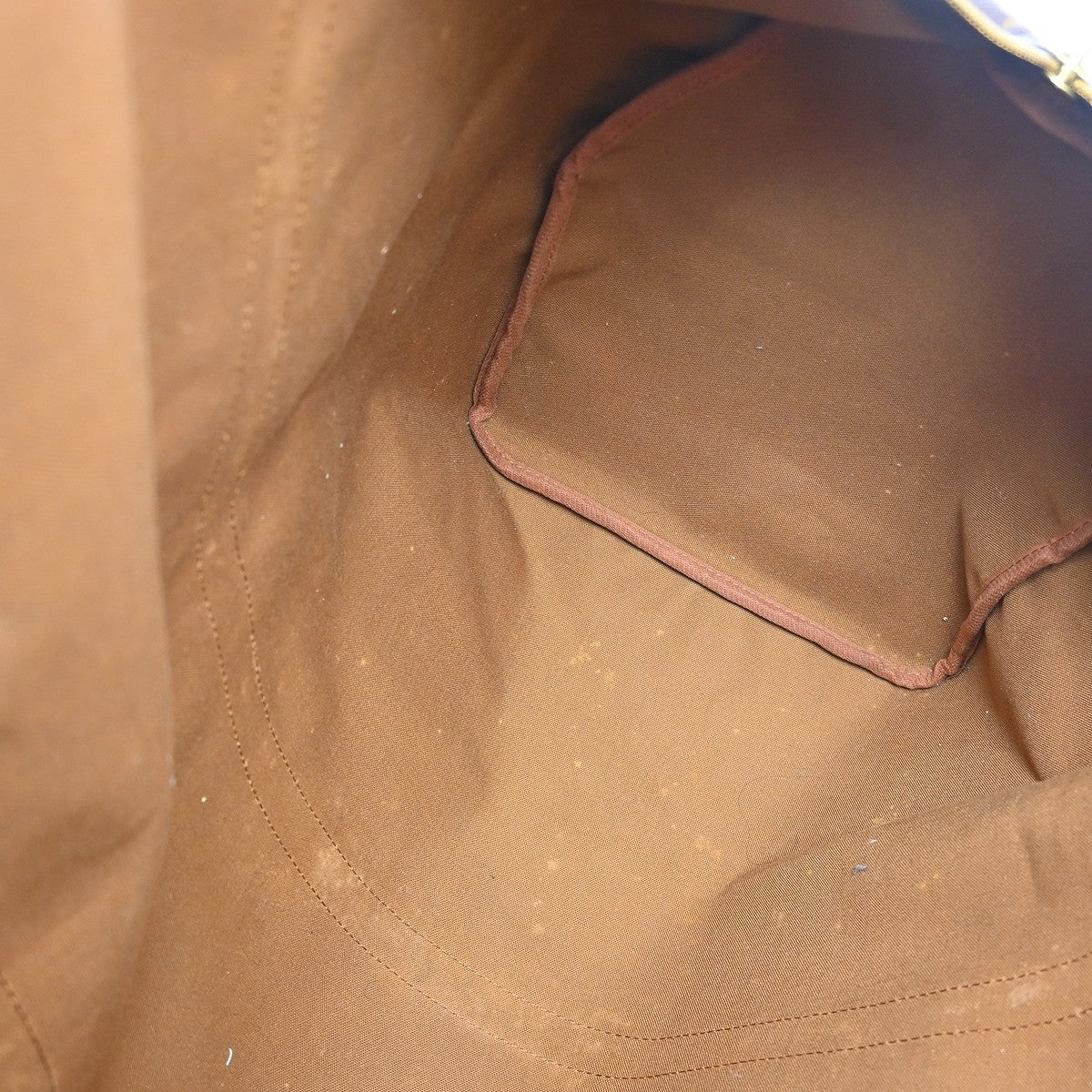 Louis Vuitton Keepall Bag Monogram Canvas Brown Canvas Travel Bag Bag (Pre-Owned)