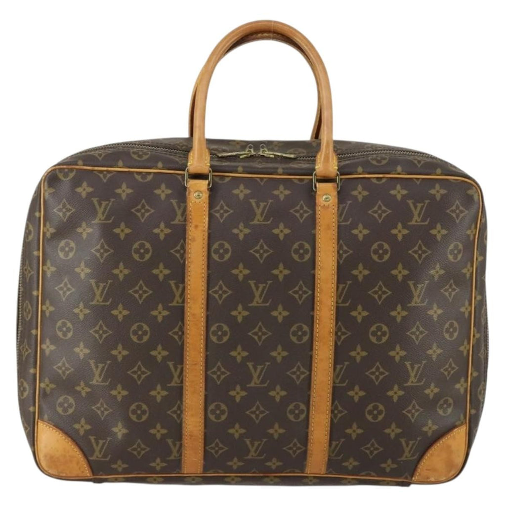 Louis Vuitton Sirius Handbag Monogram Canvas Brown Canvas Travel Bag Bag (Pre-Owned)