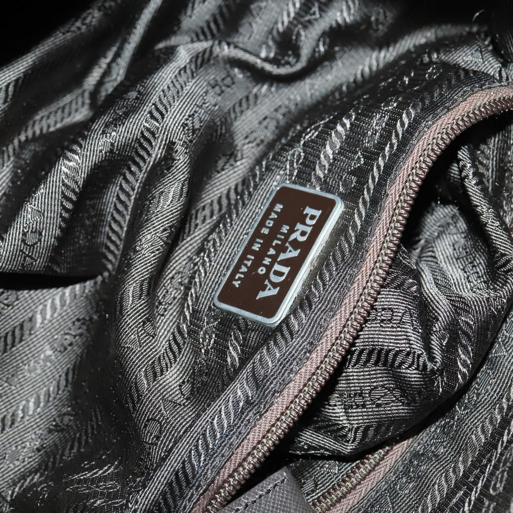 Prada Double Front Pocket Backpack Tessuto Khaki Nylon Backpack Bag (Pre-Owned)