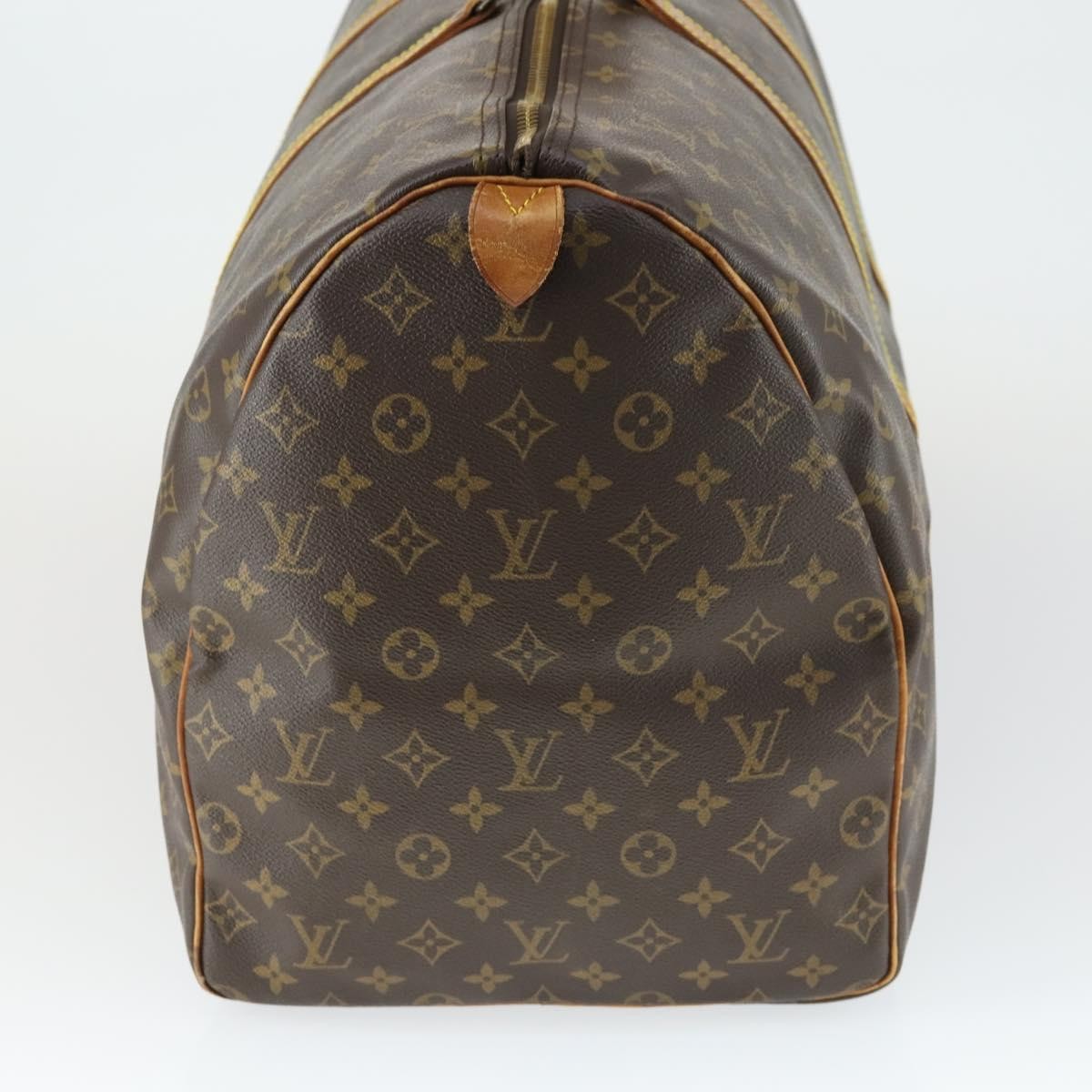 Louis Vuitton Keepall Bag Monogram Canvas Brown Canvas Travel Bag Bag (Pre-Owned)