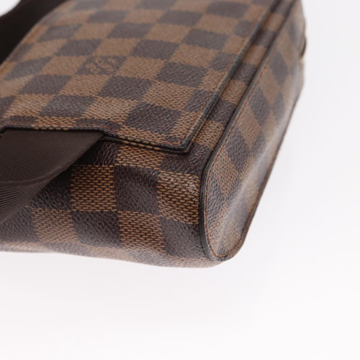 Louis Vuitton Geronimos Waist Bag Damier Brown Canvas Clutche & Pouche Bag (Pre-Owned)