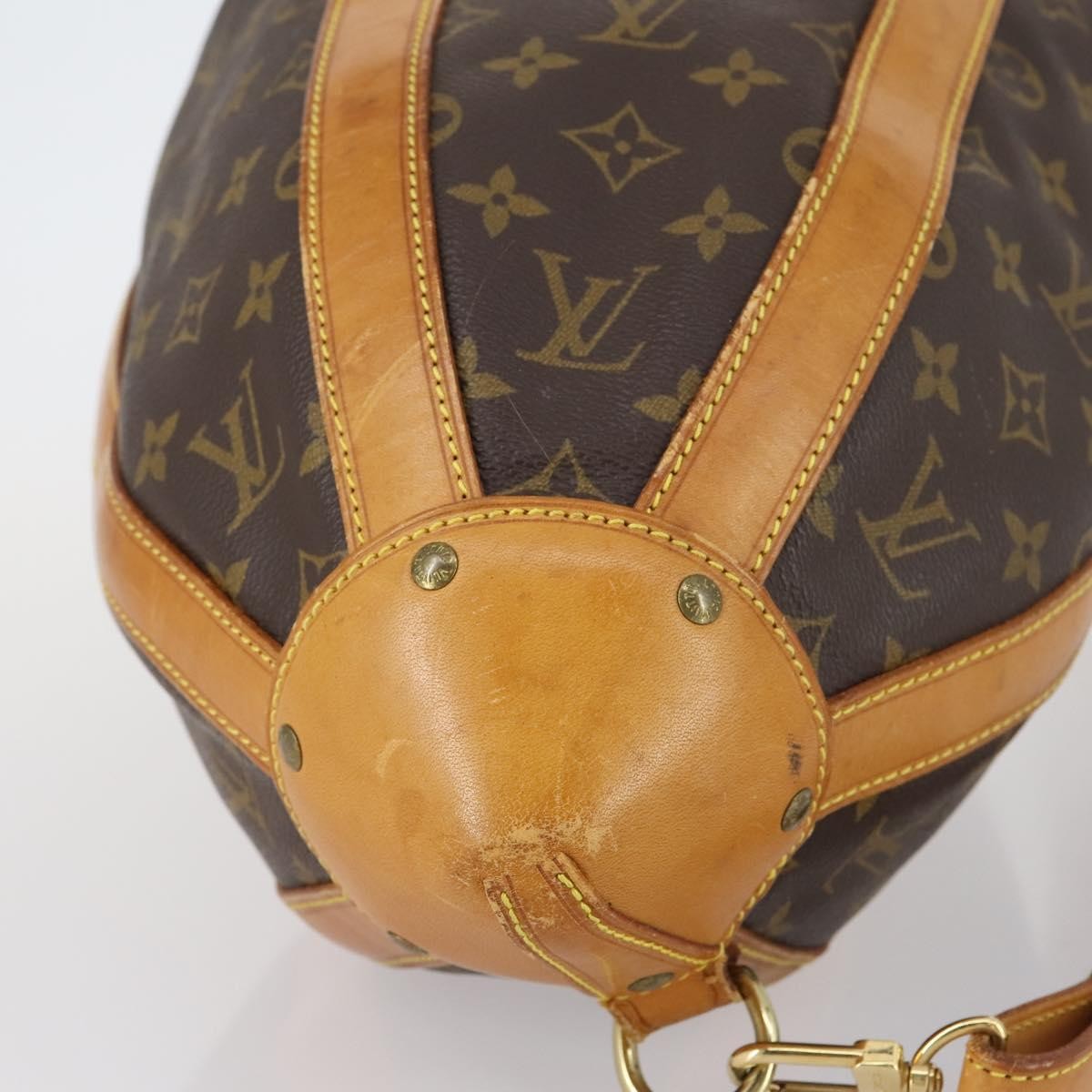 Louis Vuitton Romeo Gigli Handbag Monogram Canvas Brown Canvas Shoulder Bag Bag (Pre-Owned)