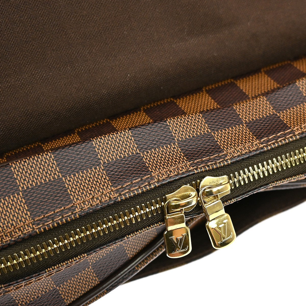 Louis Vuitton Shelton Messenger Bag Damier Brown Canvas Shoulder Bag Bag (Pre-Owned)
