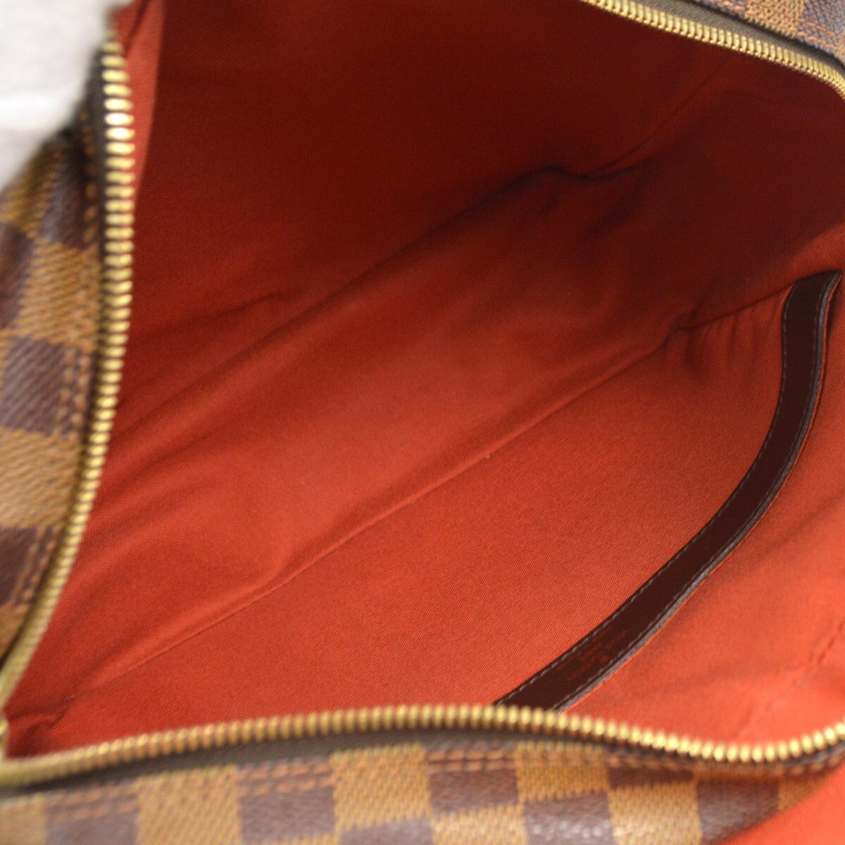 Louis Vuitton Naviglio Handbag Damier Brown Canvas Shoulder Bag Bag (Pre-Owned)