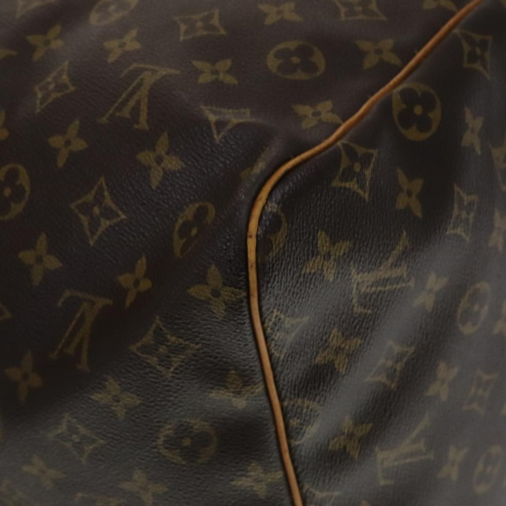 Louis Vuitton Keepall Bag Monogram Canvas Brown Canvas Travel Bag Bag (Pre-Owned)