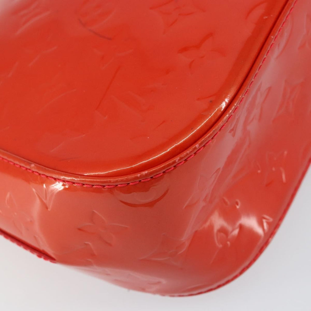 Louis Vuitton Bellflower Handbag Monogram Vernis Red Patent_Leather Shoulder Bag Bag (Pre-Owned)