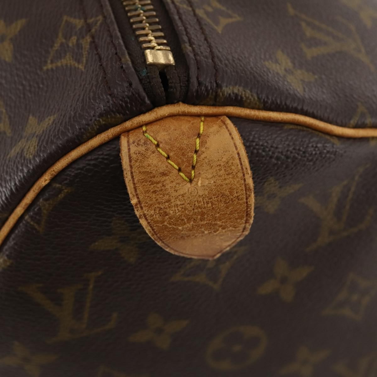 Louis Vuitton Keepall Bag Monogram Canvas Brown Canvas Travel Bag Bag (Pre-Owned)