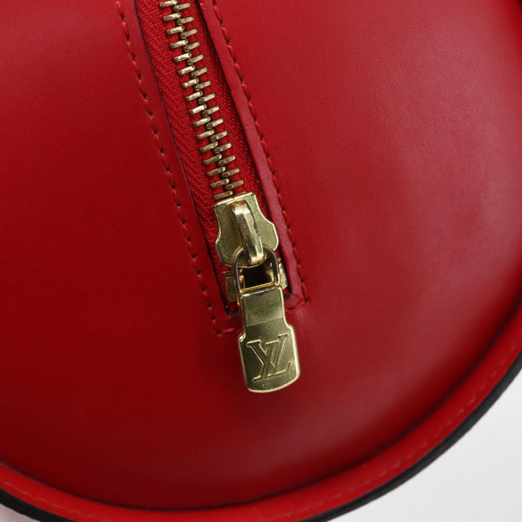 Louis Vuitton Soufflot Handbag Epi Leather Red Leather Shoulder Bag Bag (Pre-Owned)