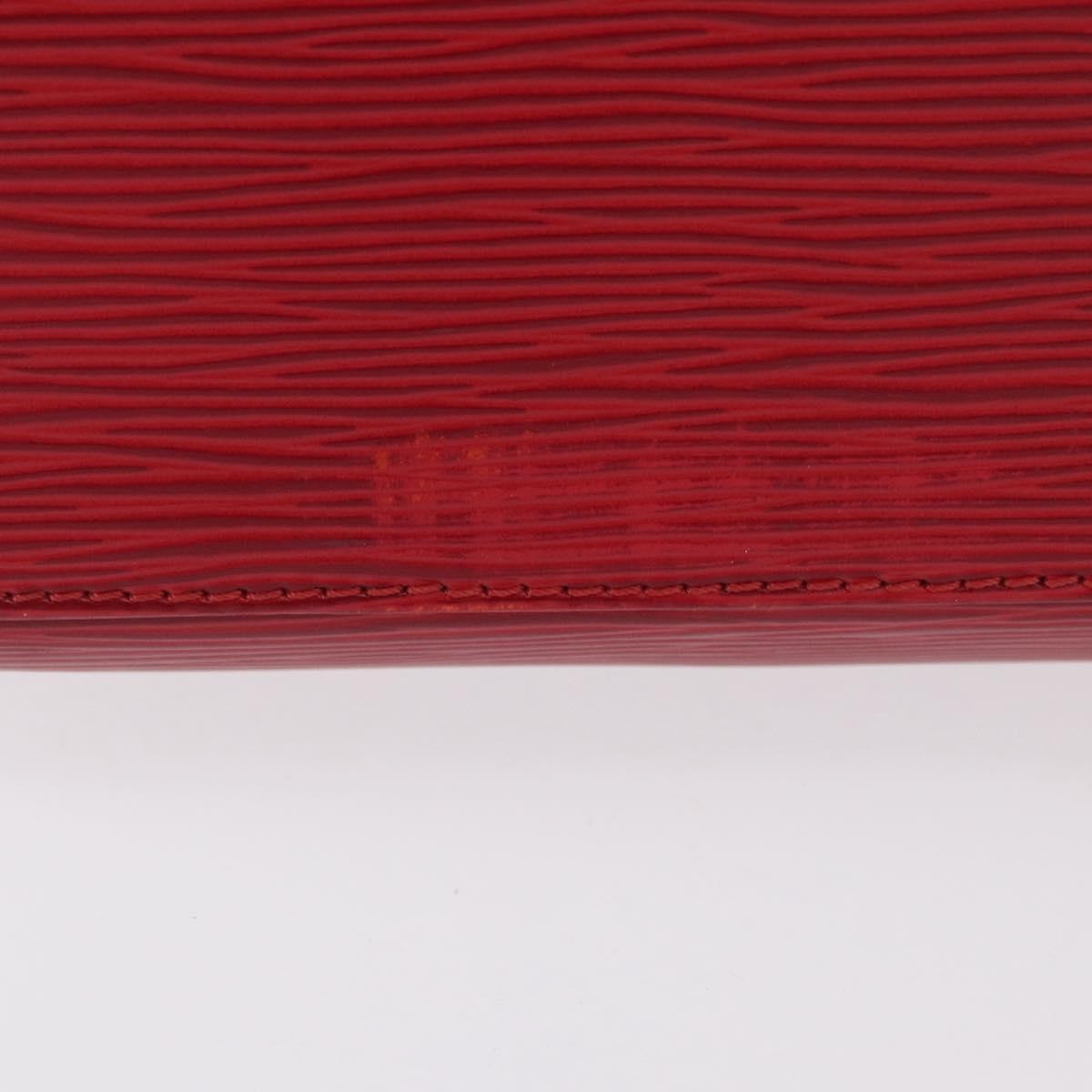 Louis Vuitton Pont Neuf Handbag Epi Leather Red Leather Handbag (Pre-Owned)
