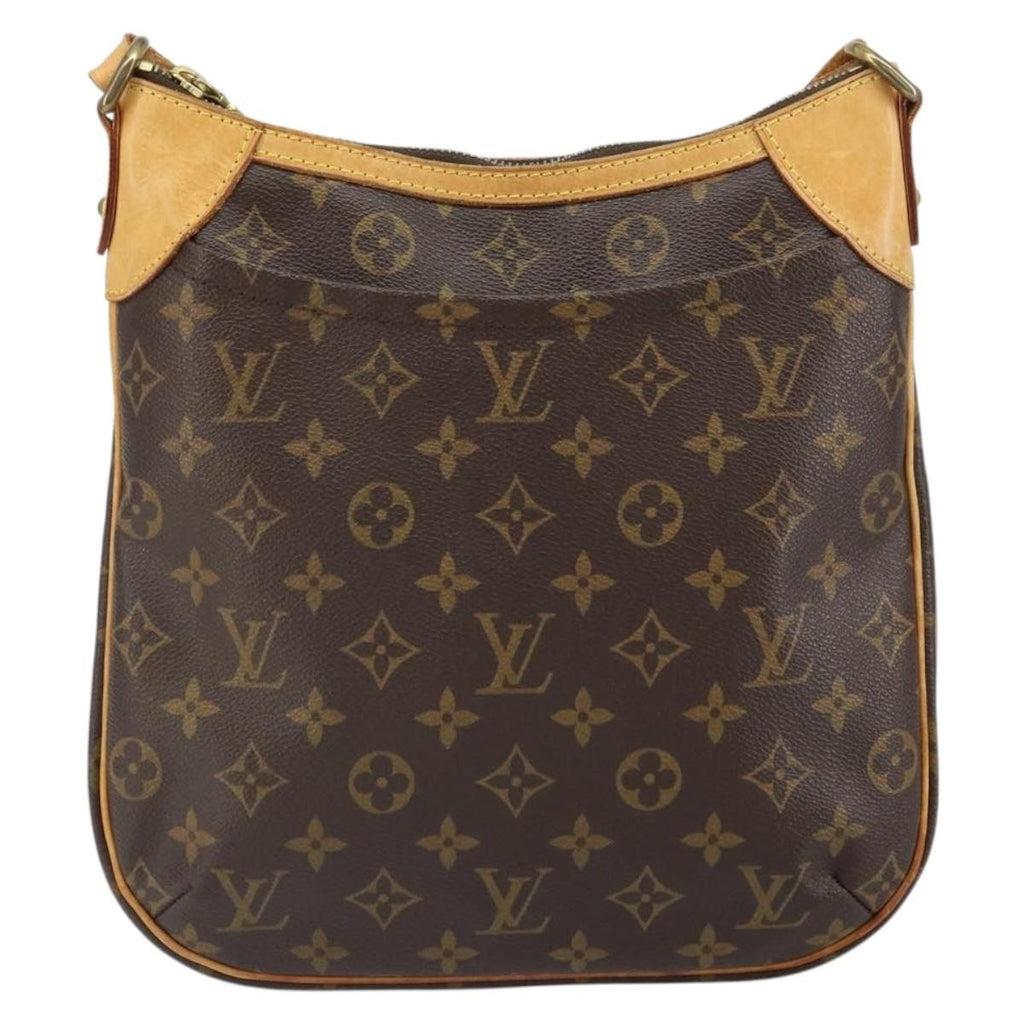 Louis Vuitton Odeon Handbag Monogram Canvas Brown Canvas Shoulder Bag Bag (Pre-Owned)