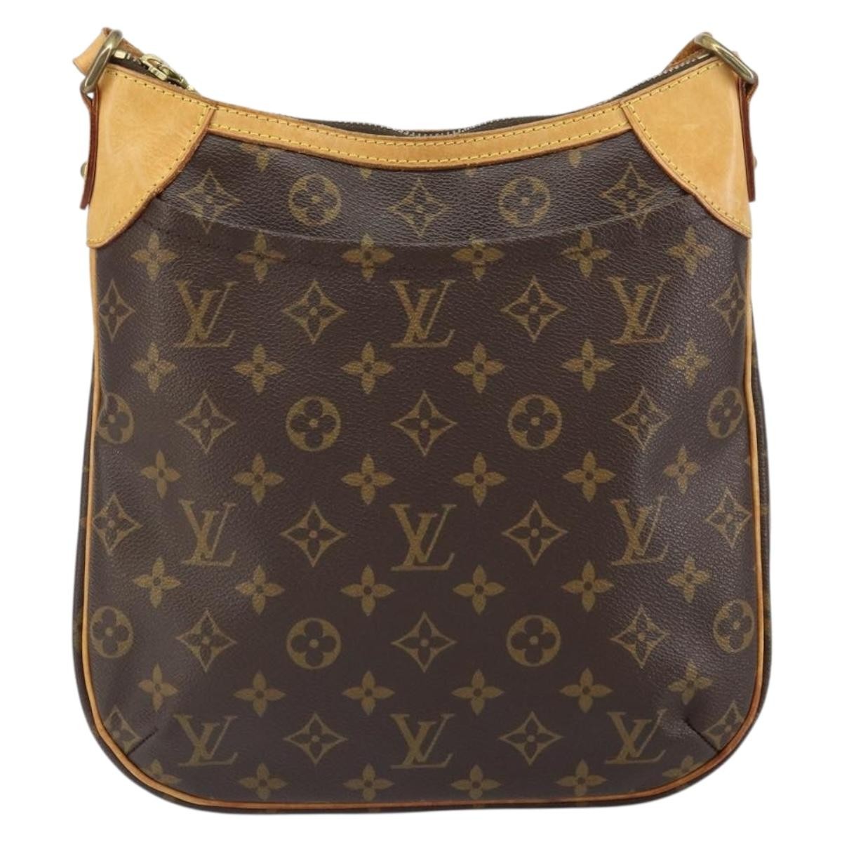 Louis Vuitton Odeon Handbag Monogram Canvas Brown Canvas Shoulder Bag Bag (Pre-Owned)