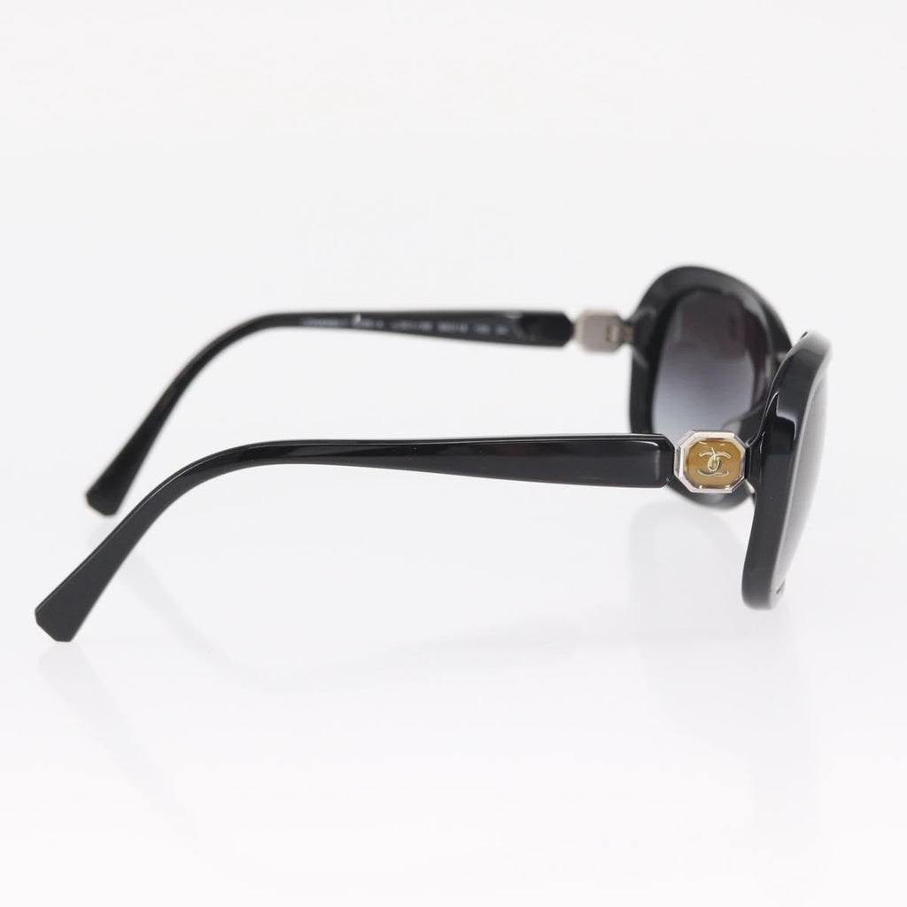 Chanel Logo Cc Sunglasses Plastic Black Plastic Sunglasse Accessory (Pre-Owned)