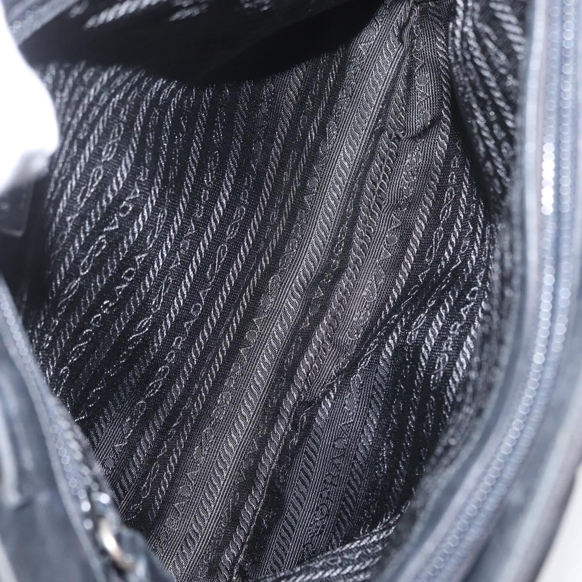 Prada Vintage Tote Nylon Black Nylon Tote Bag Bag (Pre-Owned)