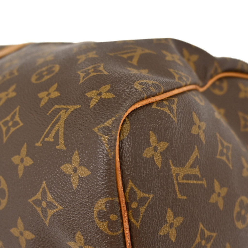 Louis Vuitton Keepall Bag Monogram Canvas Brown Canvas Travel Bag Bag (Pre-Owned)
