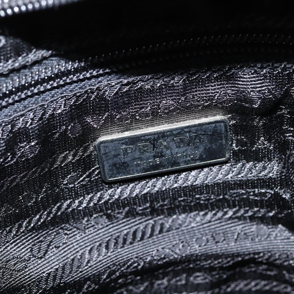 Prada Front Pocket Messenger Bag Tessuto Black Nylon Shoulder Bag Bag (Pre-Owned)