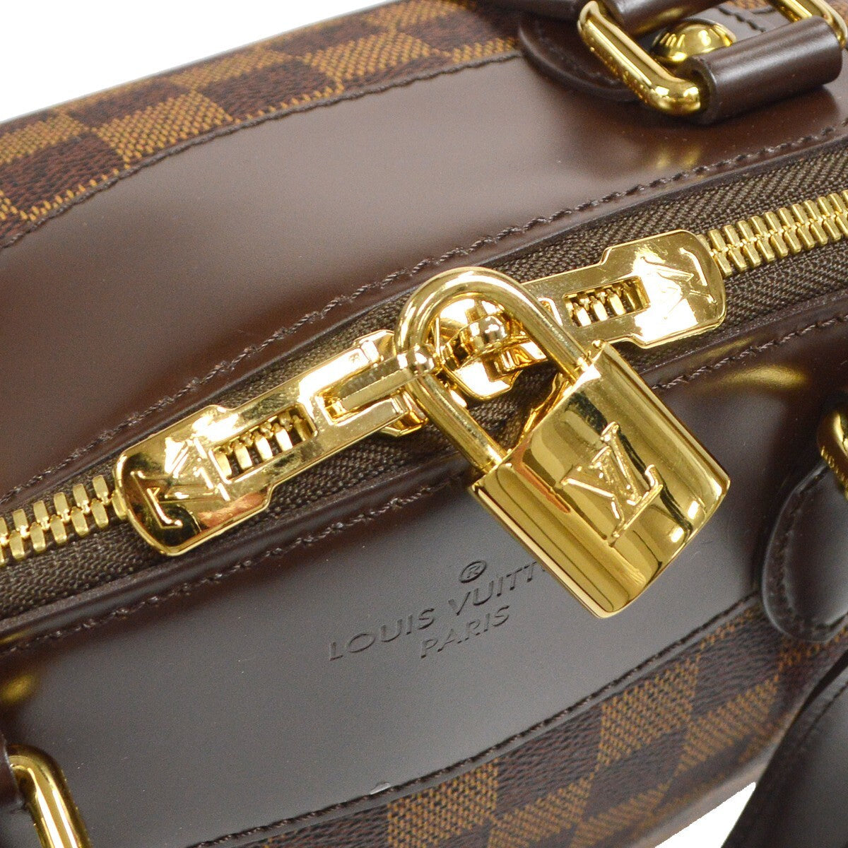 Louis Vuitton Verona Handbag Damier Brown Canvas Shoulder Bag Bag (Pre-Owned)