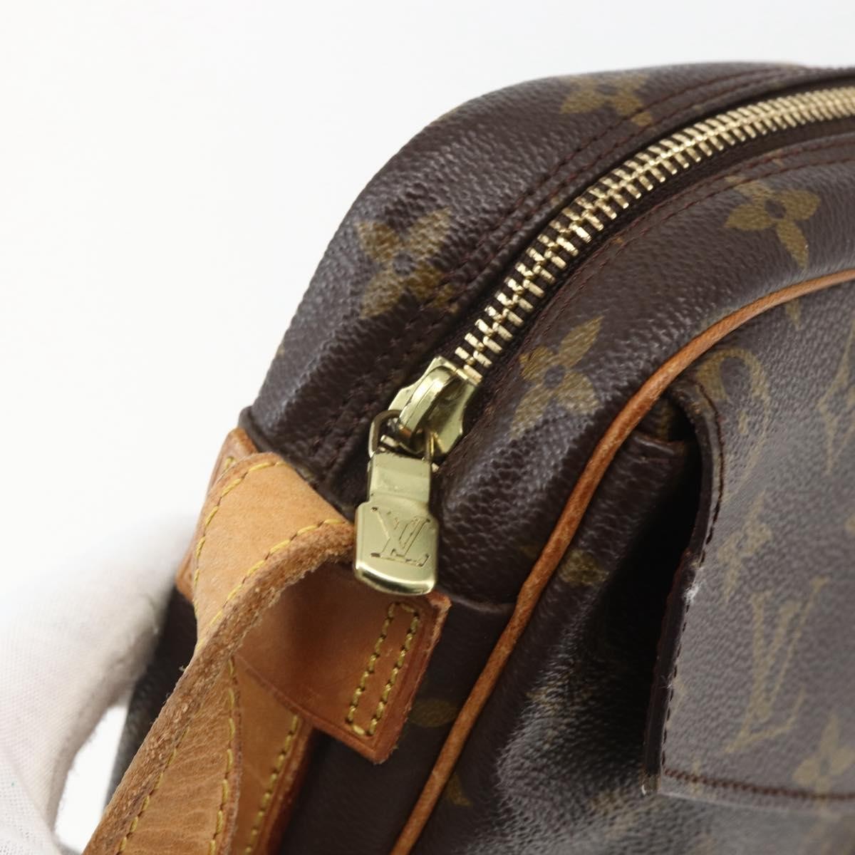 Louis Vuitton Jeune Fille Handbag Monogram Canvas Brown Canvas Shoulder Bag Bag (Pre-Owned)