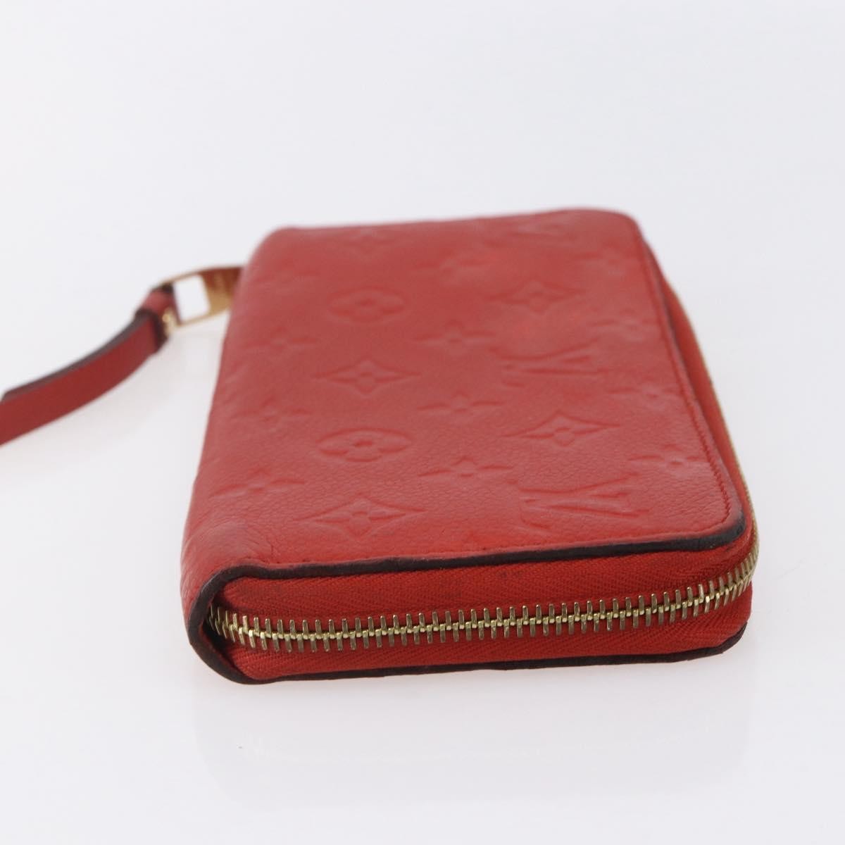 Louis Vuitton Portefeuille Zippy Monogramme Empreinte Monogramme Empreinte Red Leather Wallets Accessory (Pre-Owned)