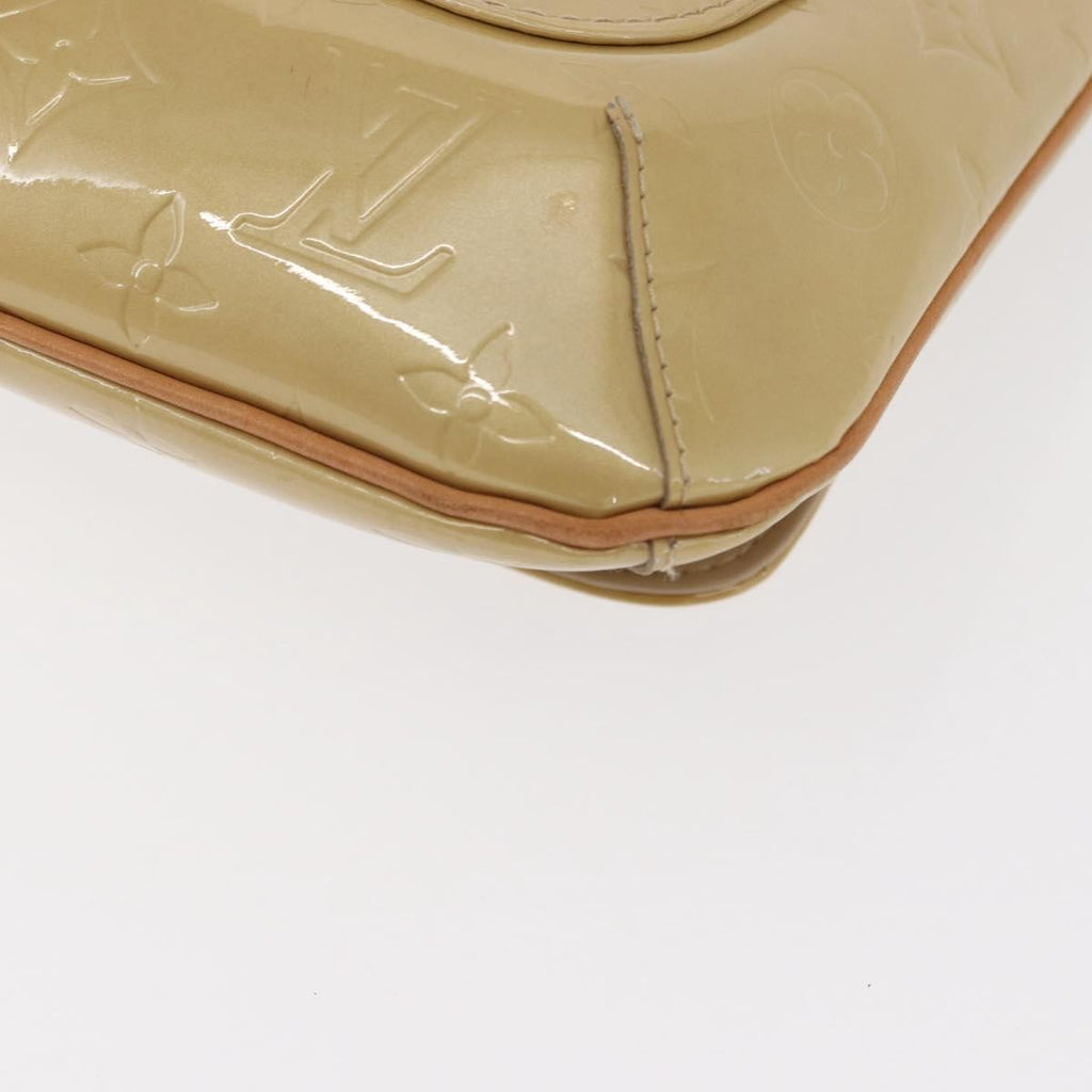 Louis Vuitton Thompson Street Handbag Monogram Vernis Beige Patent_Leather Shoulder Bag Bag (Pre-Owned)
