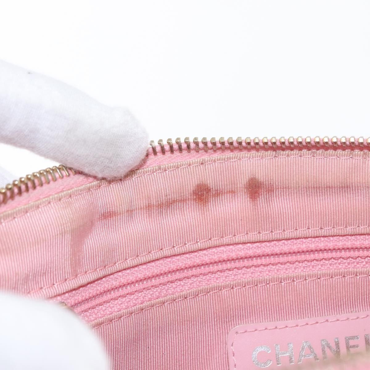 Chanel Timeless Cc Chain Shoulder Bag Quilted Caviar Pink Leather Shoulder Bag Bag (Pre-Owned)