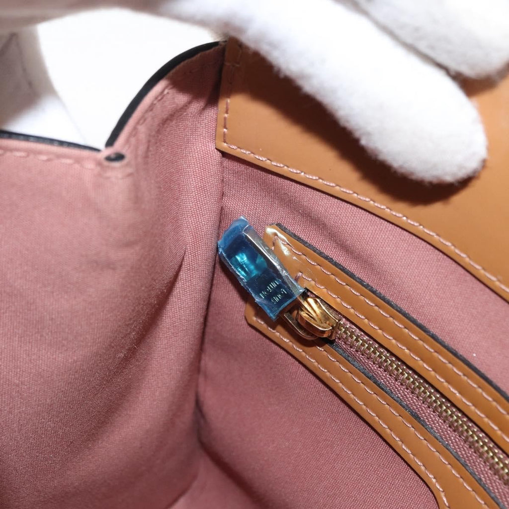 Louis Vuitton Catalina Handbag Monogram Vernis Pink Patent_Leather Handbag (Pre-Owned)