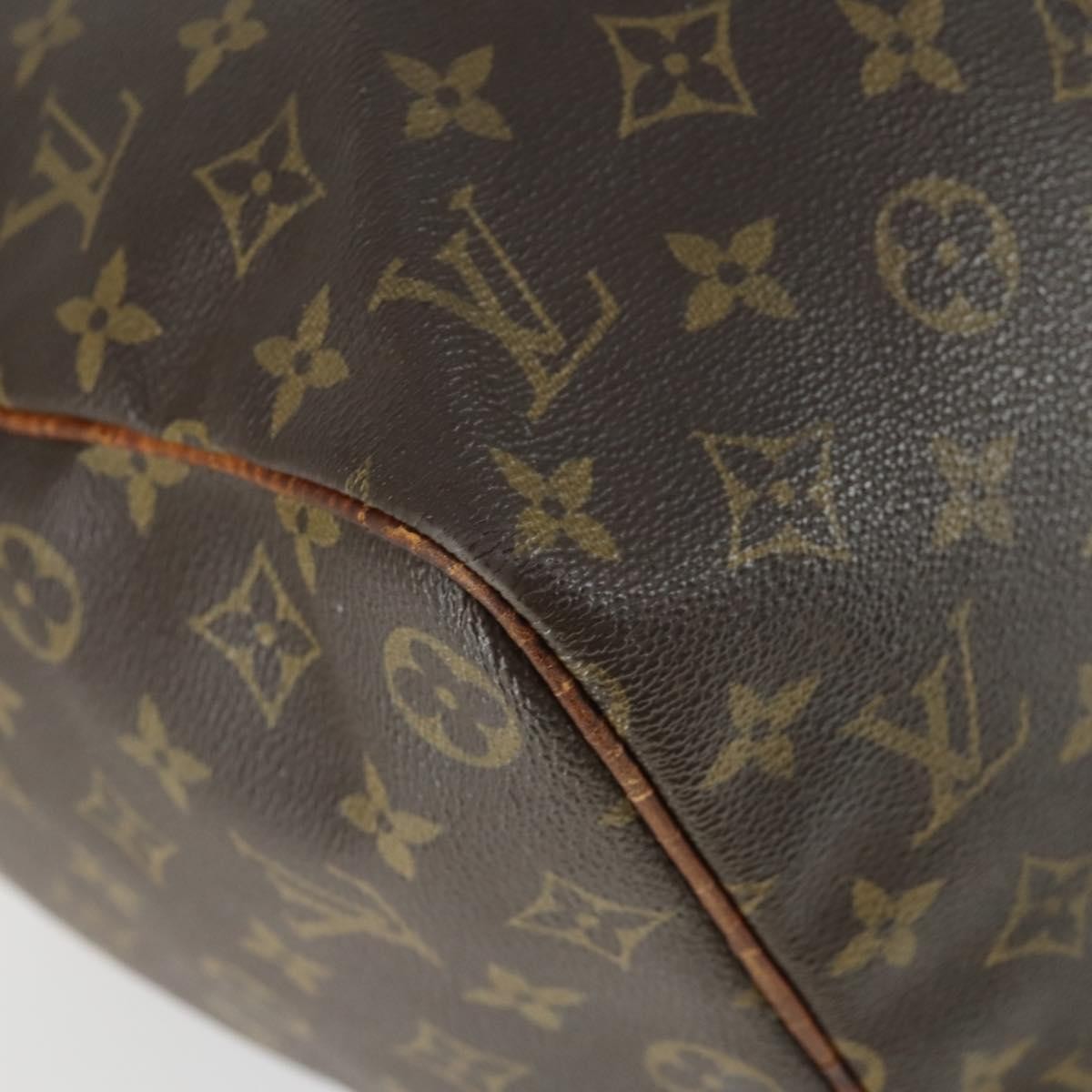 Louis Vuitton Keepall Bag Monogram Canvas Brown Canvas Travel Bag Bag (Pre-Owned)