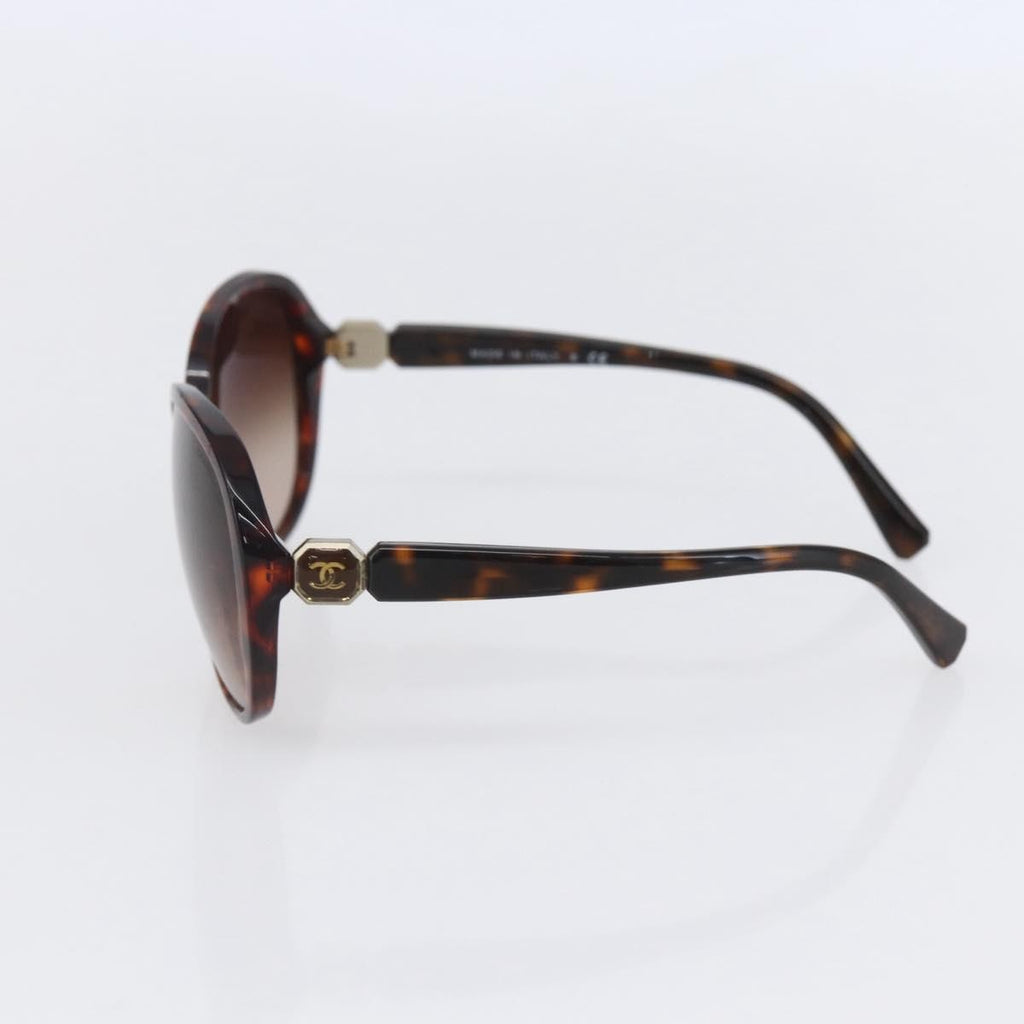 Chanel Chanel Logo Sunglasses Eye Wear Plastic Brown Plastic Sunglasse Accessory (Pre-Owned)
