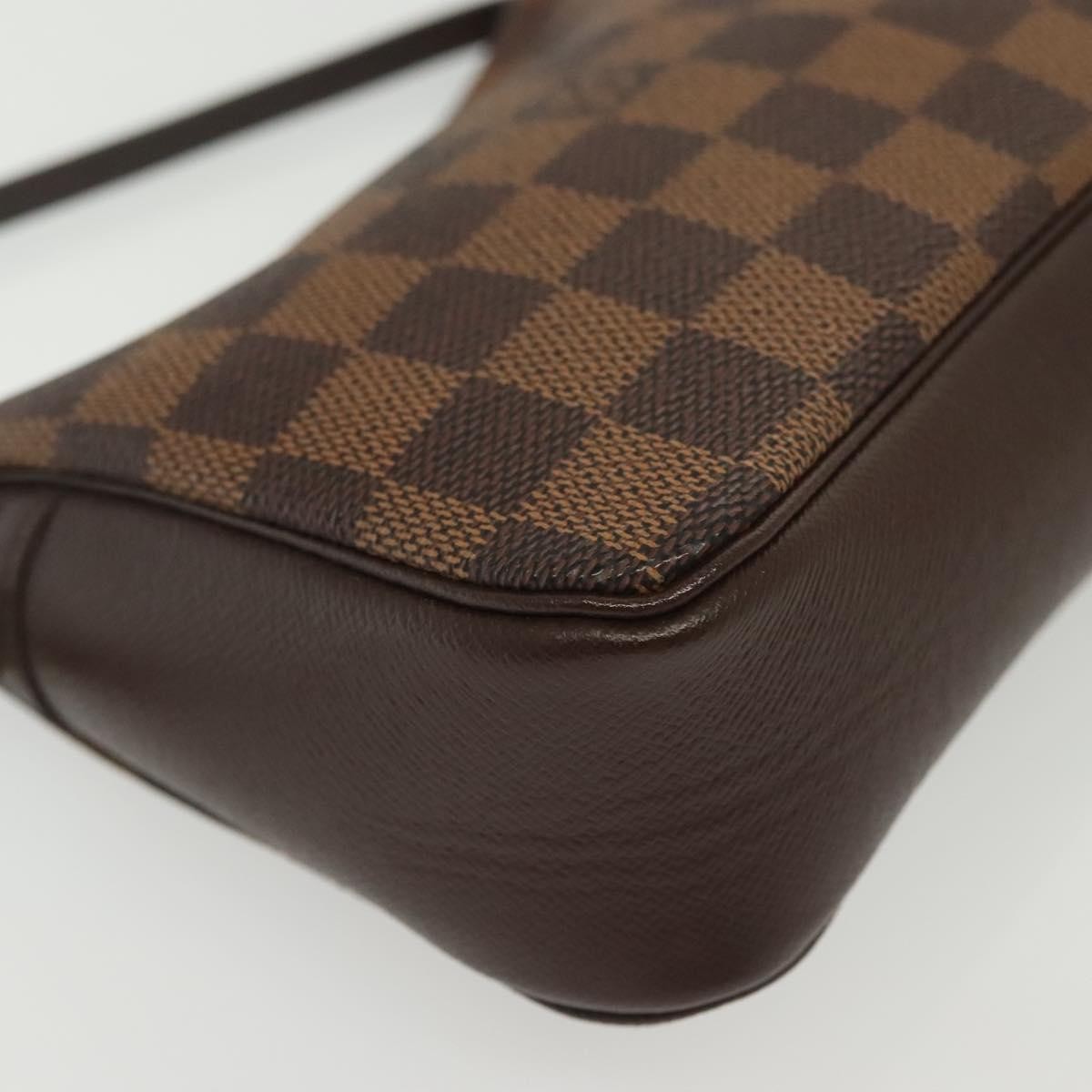 Louis Vuitton Trousse Make Up Bag Damier Canvas Brown Canvas Shoulder Bag Bag (Pre-Owned)