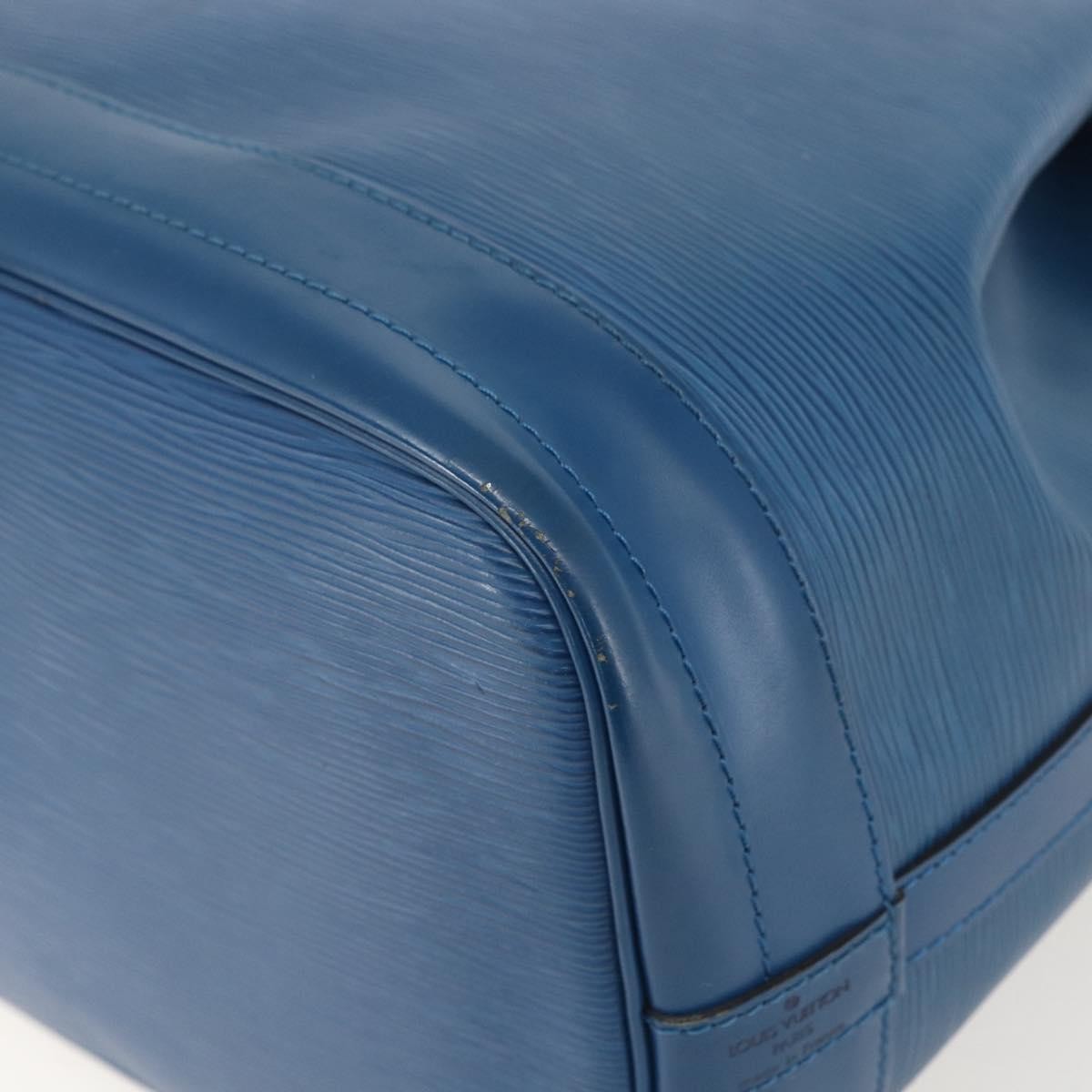 Louis Vuitton Noe Handbag Epi Leather Blue Leather Shoulder Bag Bag (Pre-Owned)