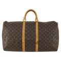 Louis Vuitton Keepall Bag Monogram Canvas Brown Canvas Travel Bag Bag (Pre-Owned)