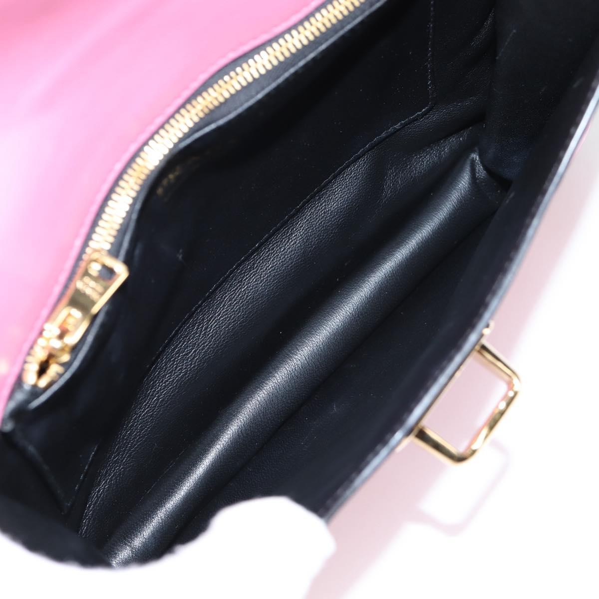 Prada Belle Top Handle Bag City Calf Pink Leather Bag (Pre-Owned)
