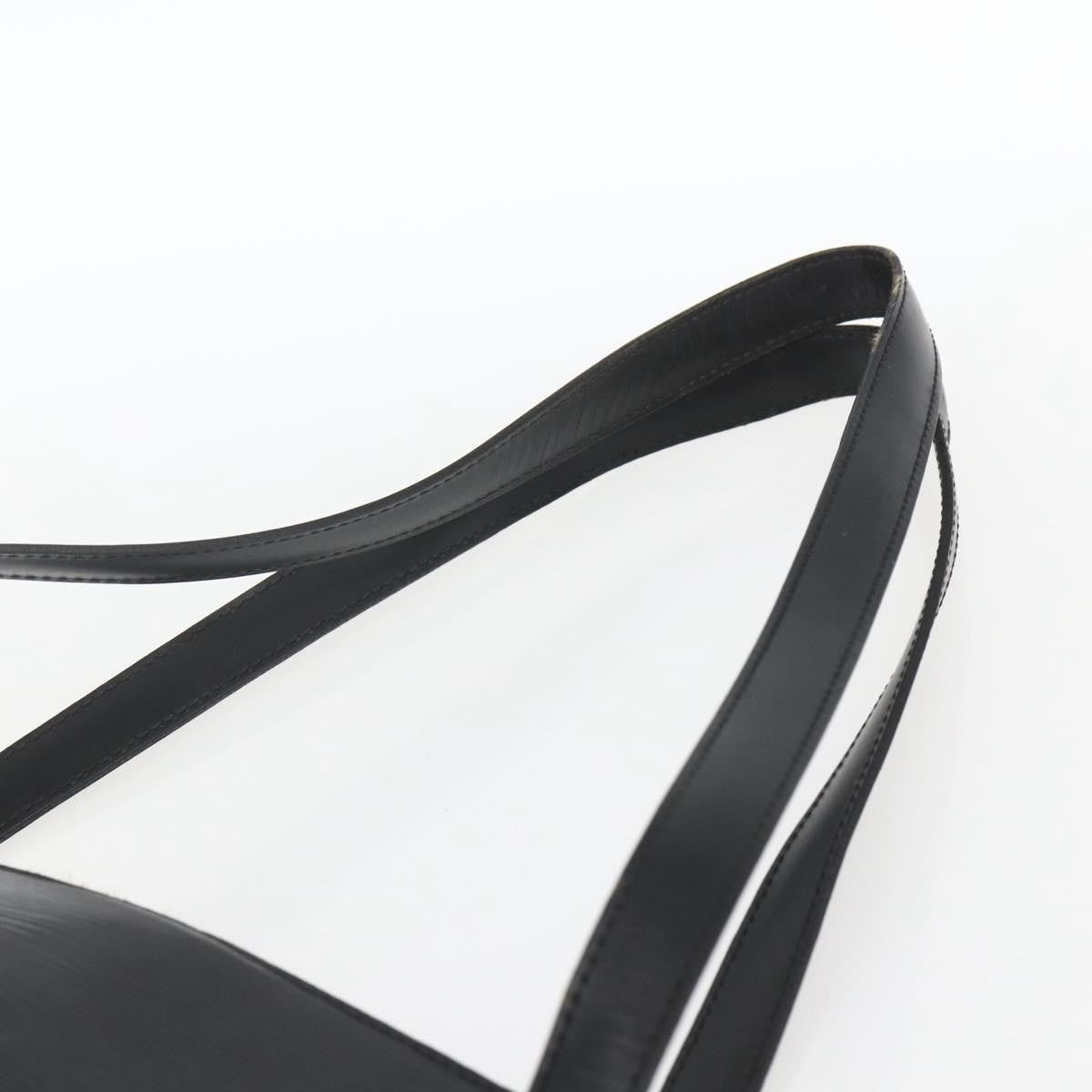 Louis Vuitton Saint Jacques Handbag Epi Leather Black Leather Handbag (Pre-Owned)