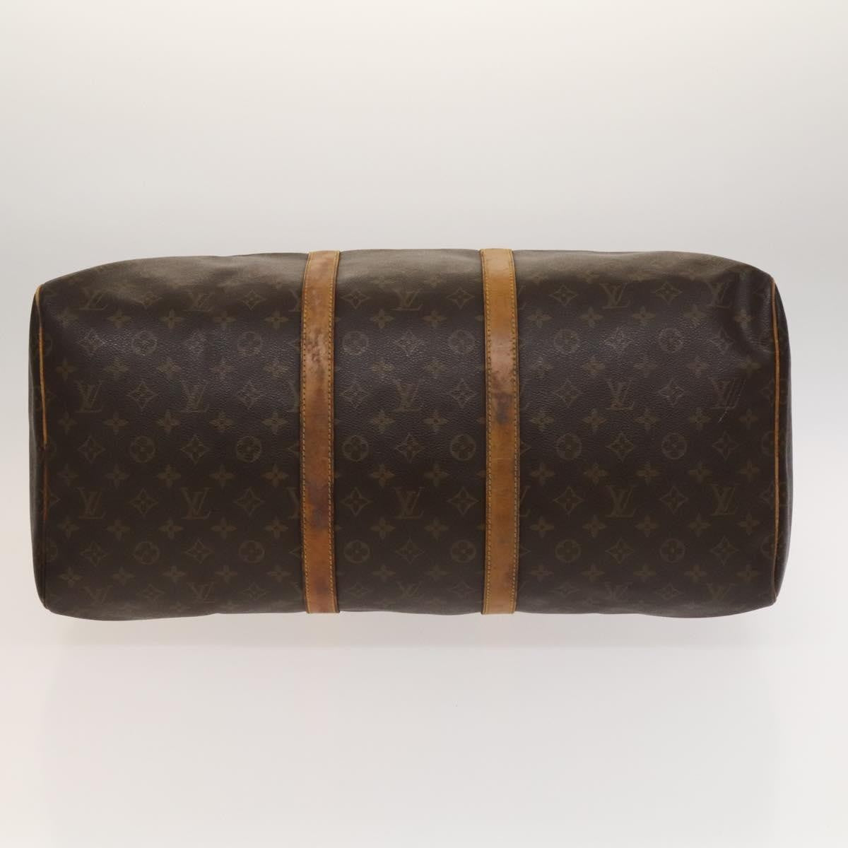 Louis Vuitton Keepall Bag Monogram Canvas Brown Canvas Travel Bag Bag (Pre-Owned)