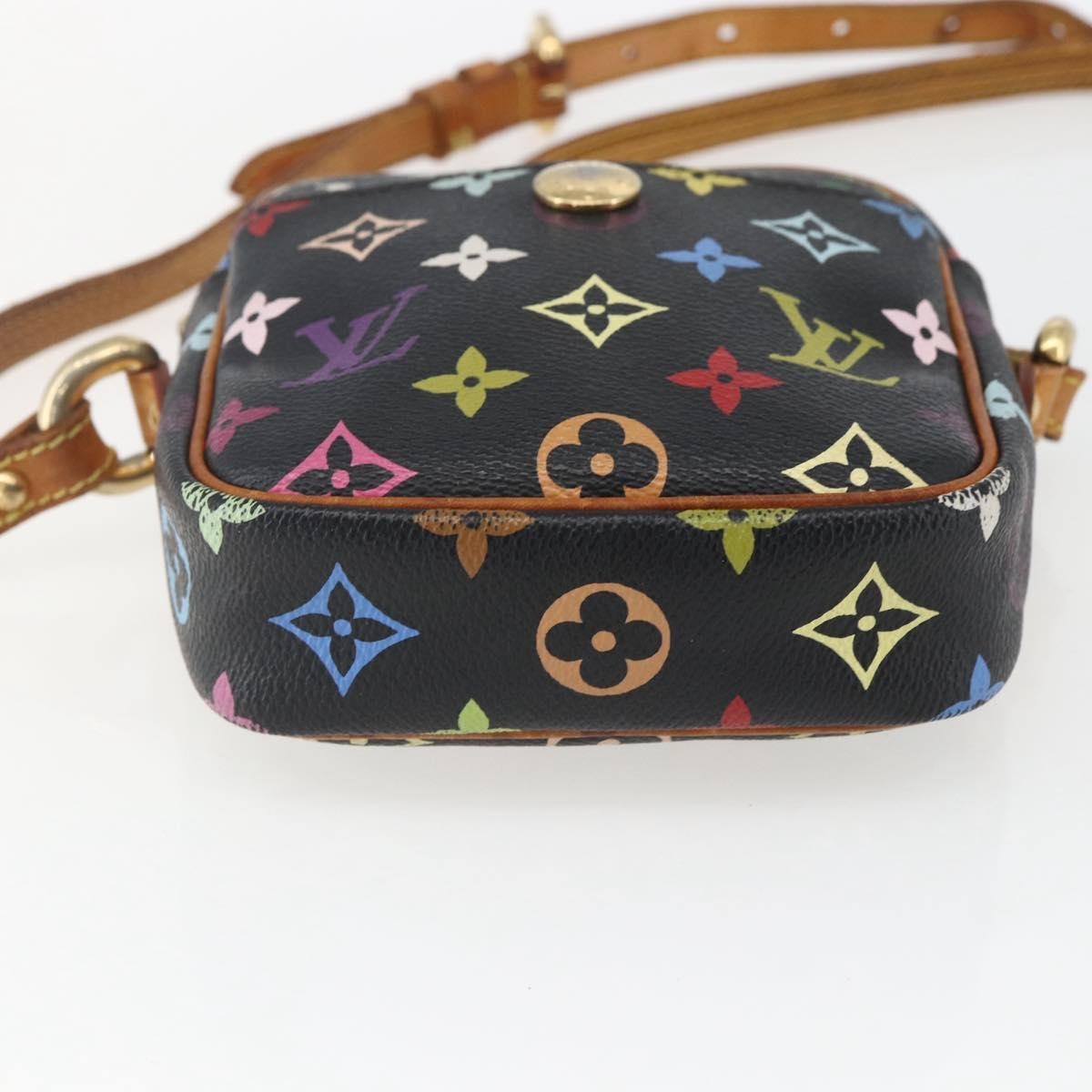 Louis Vuitton Rift Handbag Monogram Multicolor Black Canvas Shoulder Bag Bag (Pre-Owned)
