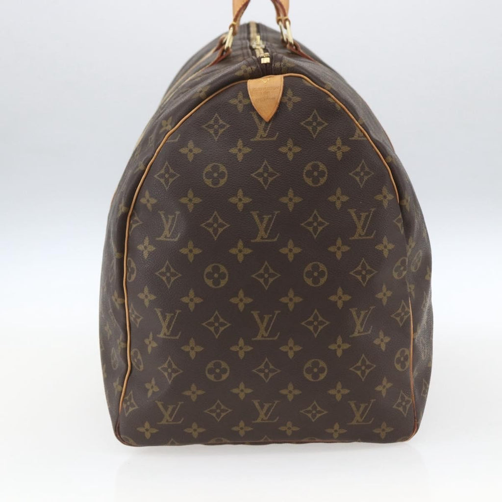 Louis Vuitton Keepall Bag Monogram Canvas Brown Canvas Travel Bag Bag (Pre-Owned)
